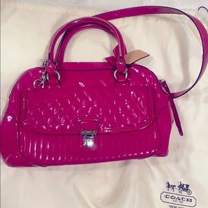 Coach bag with removable strap